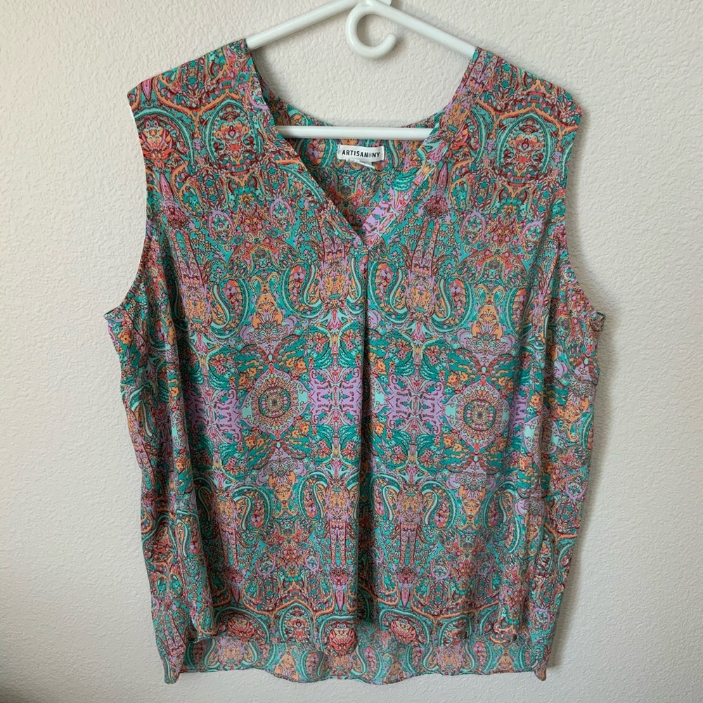 Boho Sleeveless Blouse